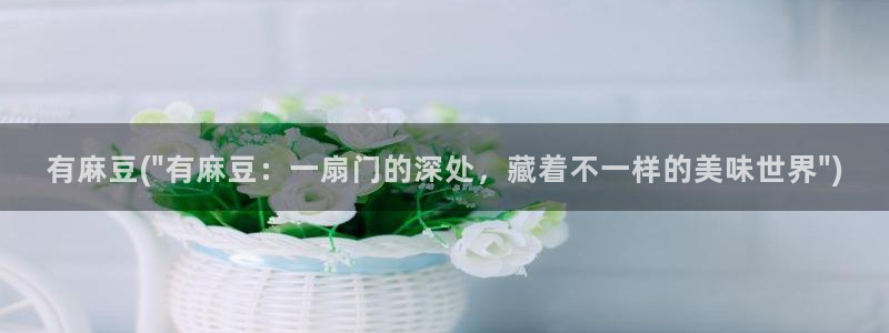 av麻豆专区：有麻豆(\