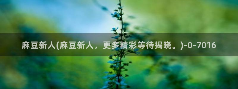 麻豆社区：麻豆新人(麻豆新人，更多精彩等待揭晓。)